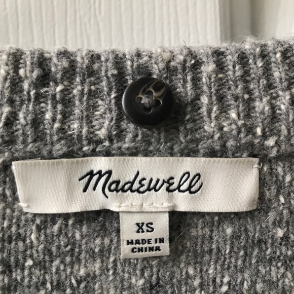 Madewell Donegal Convertible Sweater XS - Picture 4 of 6